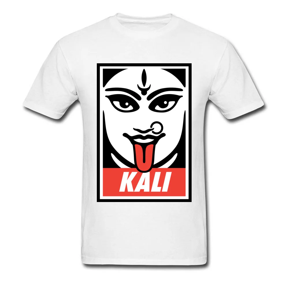 Indian Goddess Kali Tshirt Sex Pin-Up Poster Men T Shirt Hipster 2018 New Arrival Men's Fairy Tale T-Shirt 100% Cotton Clothes