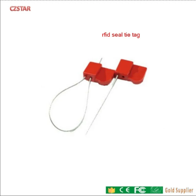 Czstar 30pcs tamper-proof container Self-locking rfid Cable Tie tag long range 840-960mhz Passive Seal Tag UHF RFID lock Tag