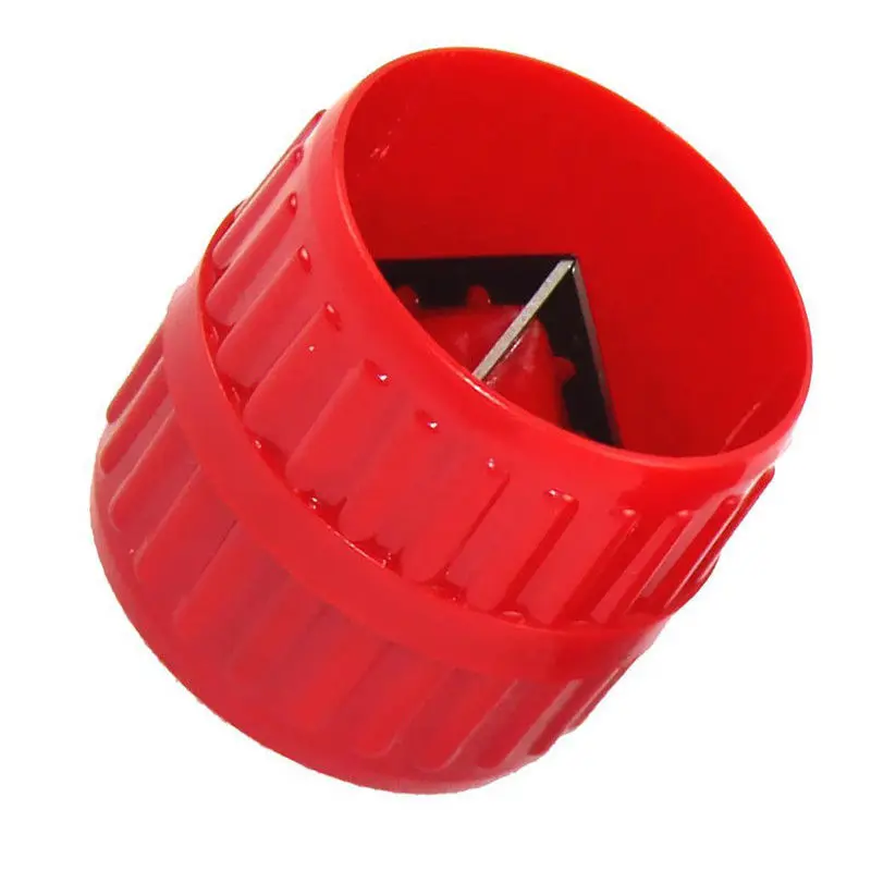 Escariador de tubería, herramienta de fontanería de desbarbado externo interno, limpiador de cobre de PVC, brocas de avellanado DIY, 1 unidad