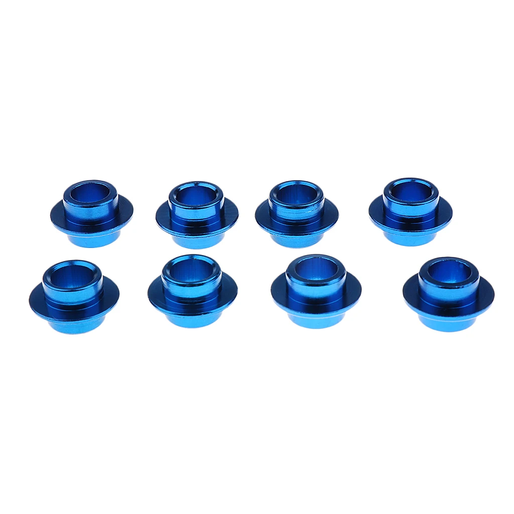 Pack of 8pcs Skateboard Scooter Roller Inline Skate Wheels Bearing Spacer - 4 Different Colors Accessories