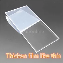 1piece J141 Acrylic Board 12*6cm Full Thickness 2mm Cover Thicken film High Transparency Plastic Board For DIY