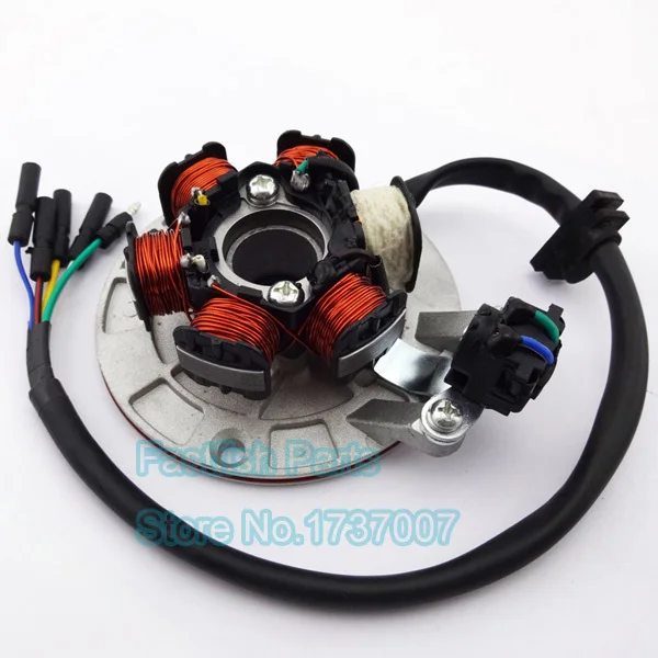 YX140 Magneto Stator With Light W/ Light For YX 140cc Pit Dirt Bikes PitsterPro Stomp Thumpstar SDG Apollo Motoparts