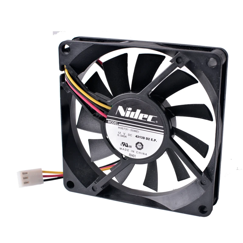 COOLING REVOLUTION 80mm fan h35731-55mei 8015 80x80x15mm 12V 0.045a 8cm ultra-thin silent cooling fan.