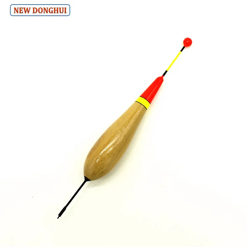 Newdonghui Fishing Floats paulownia Wood Bobber Floats Buoyancy 15G Long Tail Carp Fishing Accessories Wedkarstwo Karper 99002