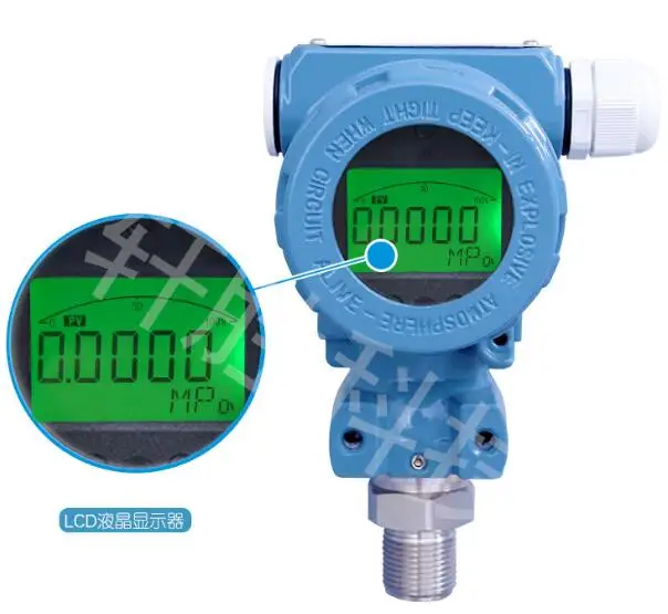 LCD liquid crystal digital pressure transmitter Explosion-proof type High-precision digital display pressure transmitter