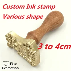 Custom Logo Brass Stamp wood handle Stamping on Cake,Personalized Mold heating on Wood/Leather,league DIY gift,700pcs logo