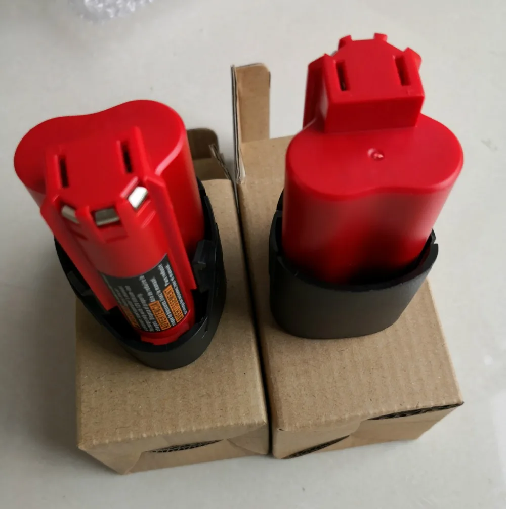

2xMilwaukee M12 M12B Power Tool Rechargeable Lithium Ion Battery Replacement Battery 3500mah