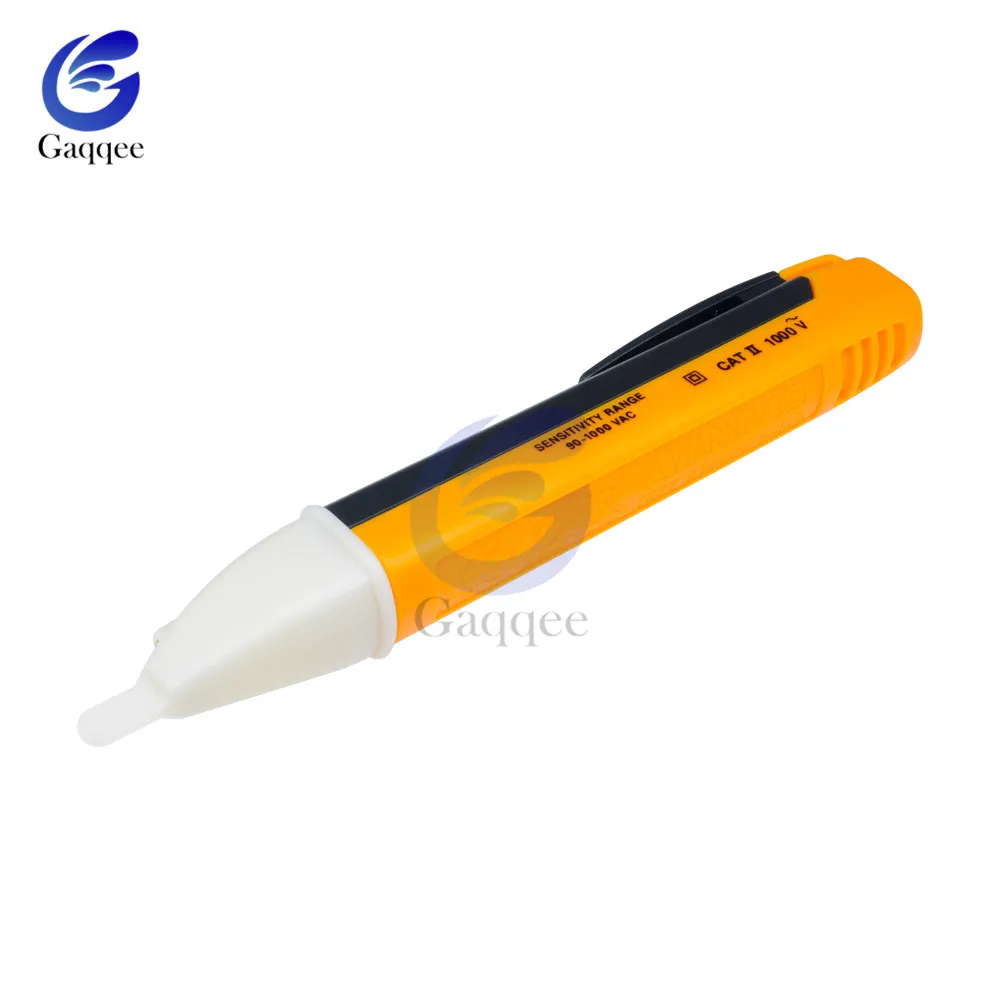 Electric indicator 90-1000V Non-Contact Socket Wall AC Power Outlet Voltage Detector Sensor Tester Pen LED light AC 110V-220V