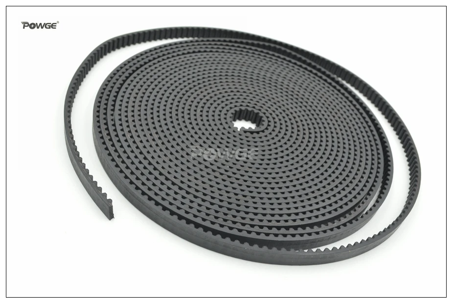 POWGE 50meters 3GT Synchronous Belt W=6/9/15mm GT3 9 Rubber Open Timing Belt Fit 3GT Pulley 3D Printer Accessory 3GT-6 3GT-15