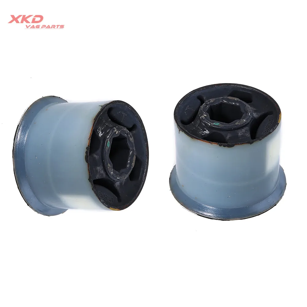 2Pcs Control Arm Bushings Front Lower For V-W Je-tta Golf G-TI assat CC Tiguan Skoda Octavia 1K0 407 183 1K0 407 182