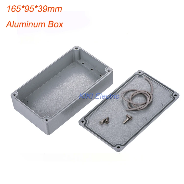 New Small thickness Waterproof & Dustproof  Case IP67 Aluminum Box / Junction Enclosure 165*95*39mm (6.50