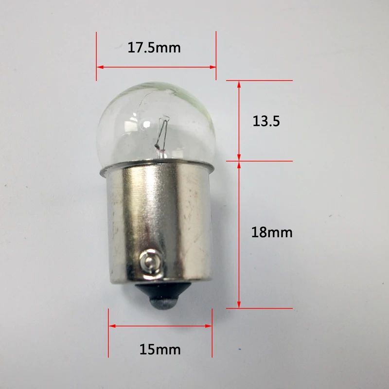 BA15S signal lamp bulb bayonet 6V12V24V36V220V10W5W warning  head  2025-02