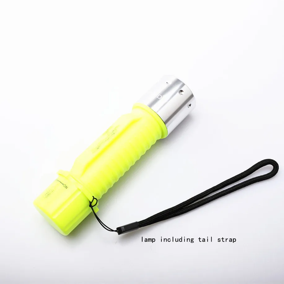 YUPARD Q5 LED diver Waterproof Underwater Diving Flashlight Lamp light outdoor Torch 3 Mode 18650/AAA battery camping lantern