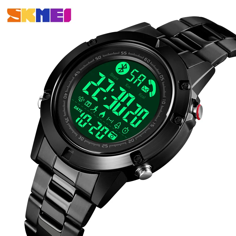 

SKMEI Mens Sports Smart Watches Motion Track Waterproof Pedometer Calorie Fashion Digital Wristwatches reloj inteligente 1500