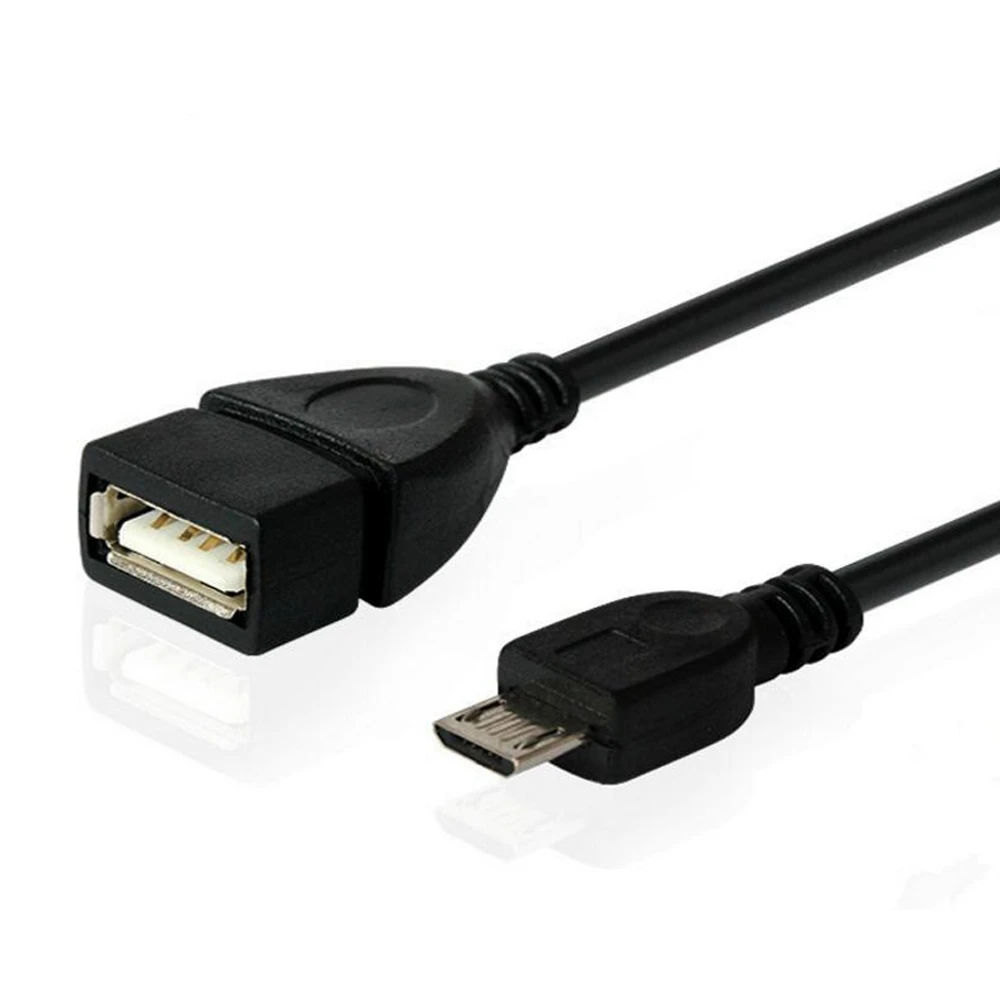 

100pcs/lot 5Pin Micro USB Male to USB 2.0 Female OTG Cable Adapter Converter