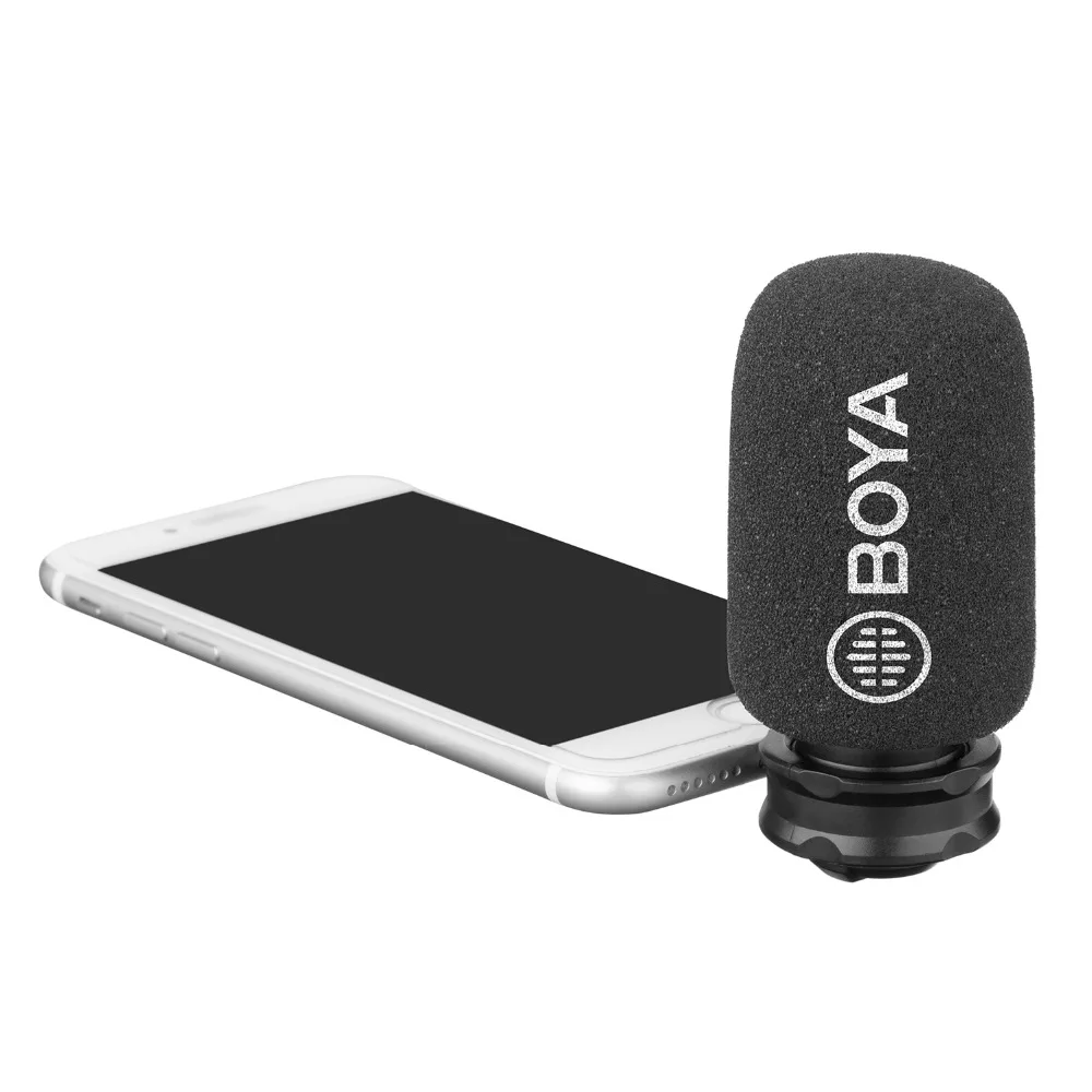 Imagem -05 - Boya By-dm200 Estéreo Digital Condensador Shotgun Microfone com Entrada de Relâmpago para Apple Iphone 8x7 Plus Ipad Ipod Touch Etc