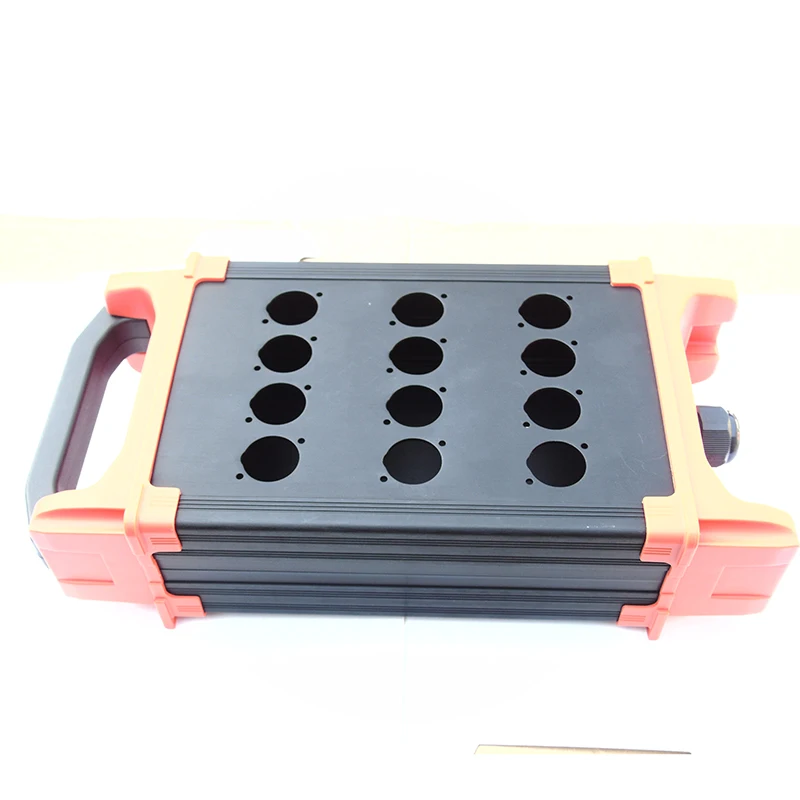 High quality 12 signal pathway stage junction box Stage snake cable box Multichannel audio cable junction box