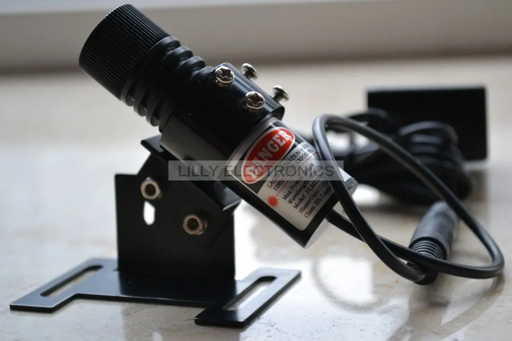 650nm 60 mW Rote Laser Linie Locator Modul mit halter und AC adapter