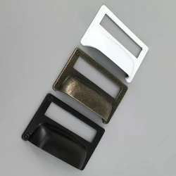 One Piece 81*52MM Office File Cabinet Shelves Drawer Name Card Label Holder Frames Handles Pulls with Screws