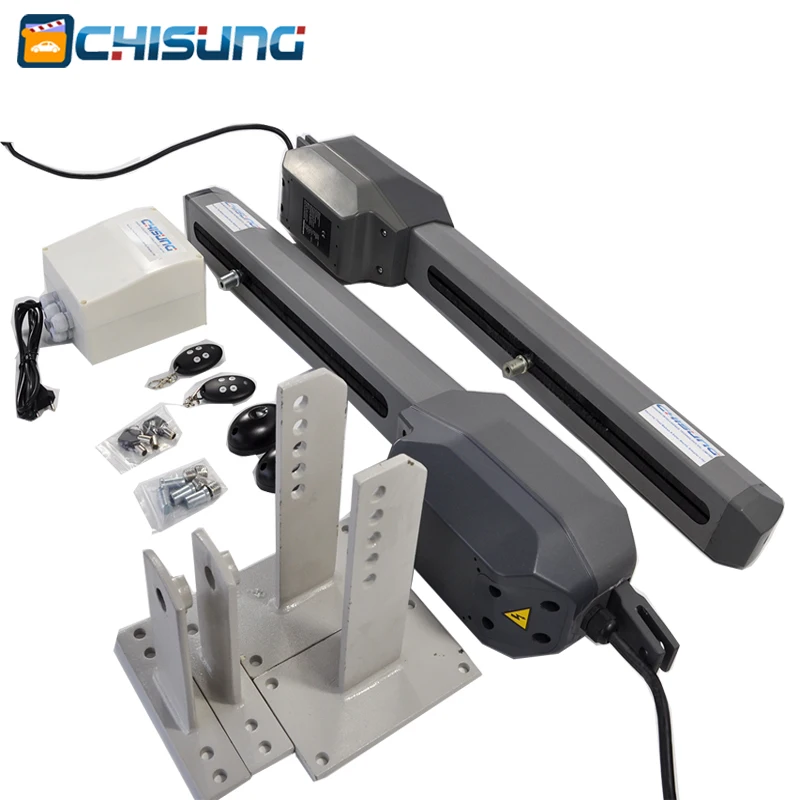 Chisung Gate opener AC220V Dual Arm Swing Gate Opener Kit Supplier with whole accessories