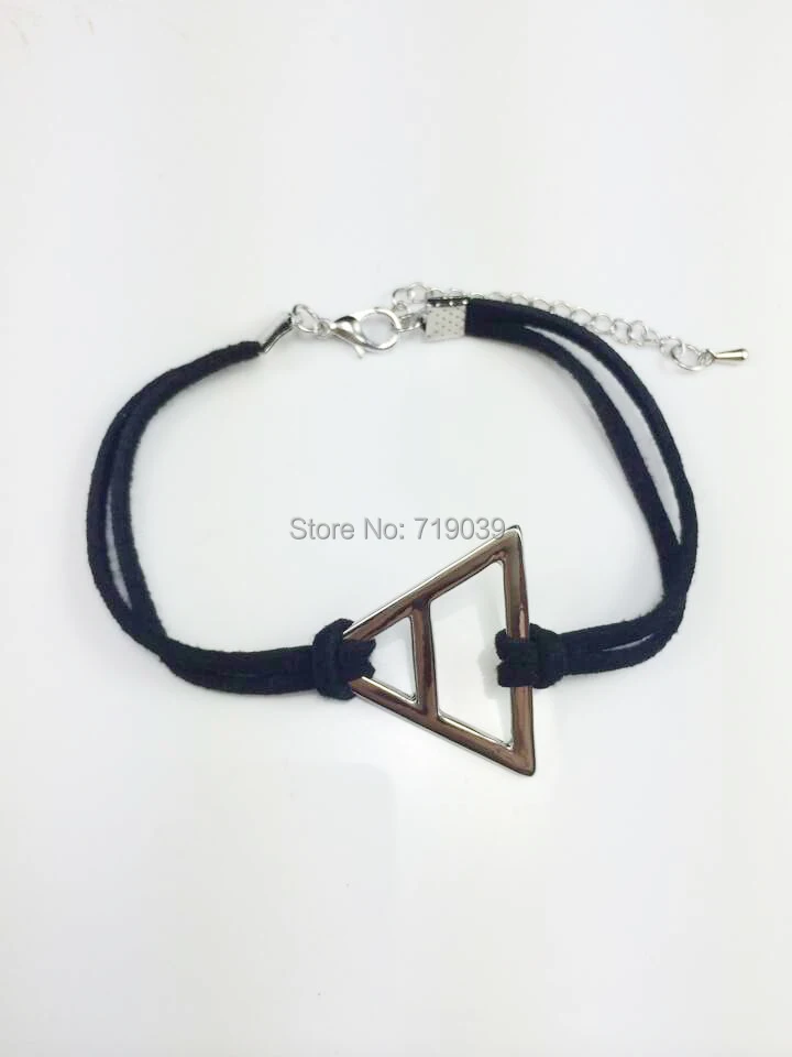 New Fashion Bracelet Jewelry Charm 30 Seconds to Mars Logo Triad Bracelets For Women Gifts