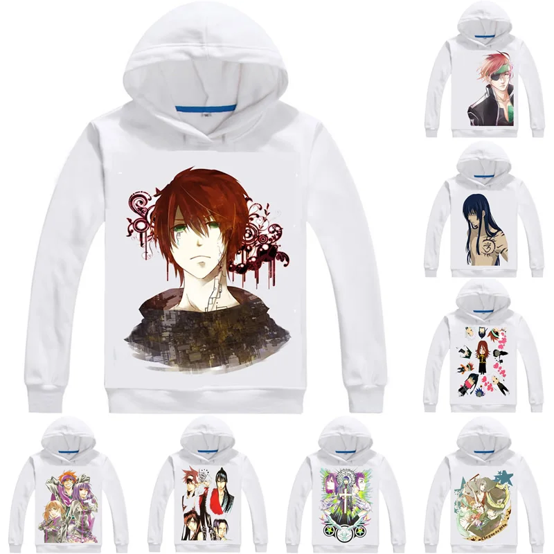 

D.Gray-man Hoodies Men Anime Hoodie Katsura Hoshino Di Gureiman Lavi Bookman Jr Yu Kanda Allen Walker Anime Cosplay Sweatshirts