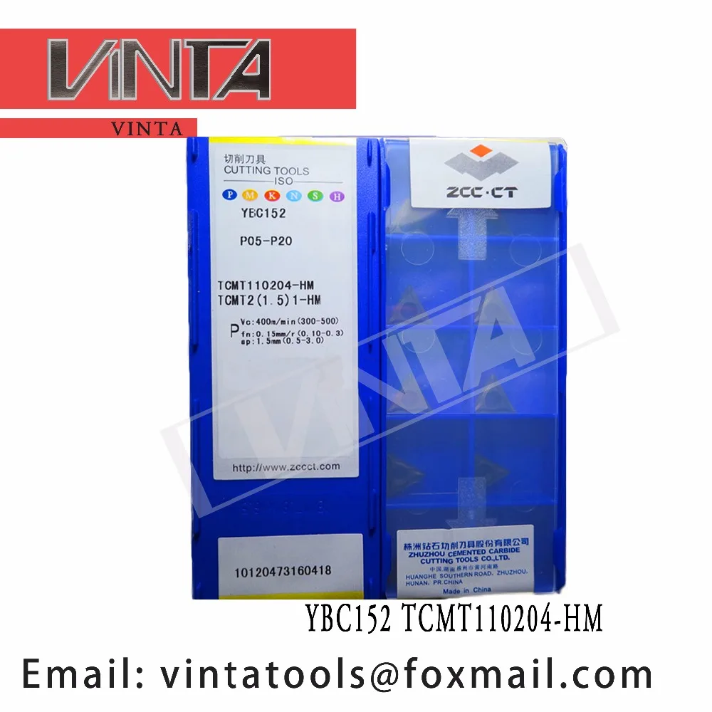 high quality 10pcs/lots YBM251 YBC152 YBD152 YBC251 YBG202 YBD102 TCMT110204-HM cnc carbide turning inserts