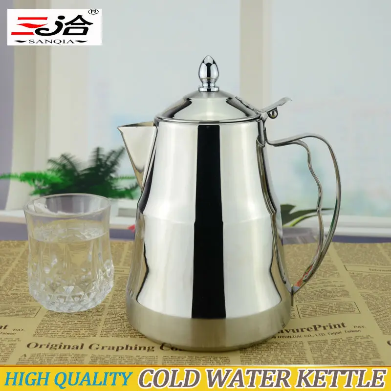 Sanqia 1800ml Stainless Steel Water Kettle Cold Water Kettle Drinkware Water Pots Suitable for Induction Cooker Kitchen Items