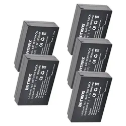 5 sztuk 1800mAh LP-E12 LPE12 LP E12 aparat akumulator do aparatów Canon EOS 100D pocałunek X7 Rebel SL1 EOS M10 DSLR baterii