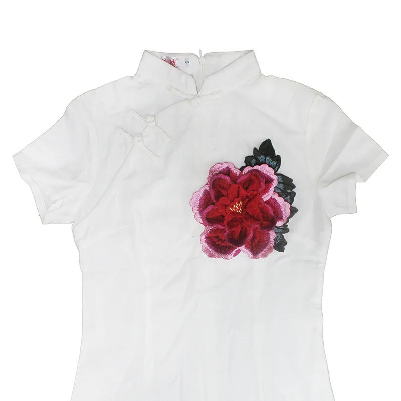 1piece Big Peony 3D Flower Lace Embroidery Applique Large Pacth Repair Fabric Motif Clothing Decorated Sewing Accessories T2581