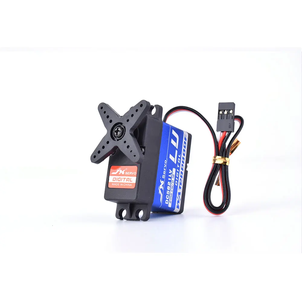 For TRAXXAS 1/8 1/10 Scale RC Car Buggy Crawler RC4WD TRX-4 SCX10 D90JX DC5821LV Servo 21KG Waterproof Core Full Metal Gear