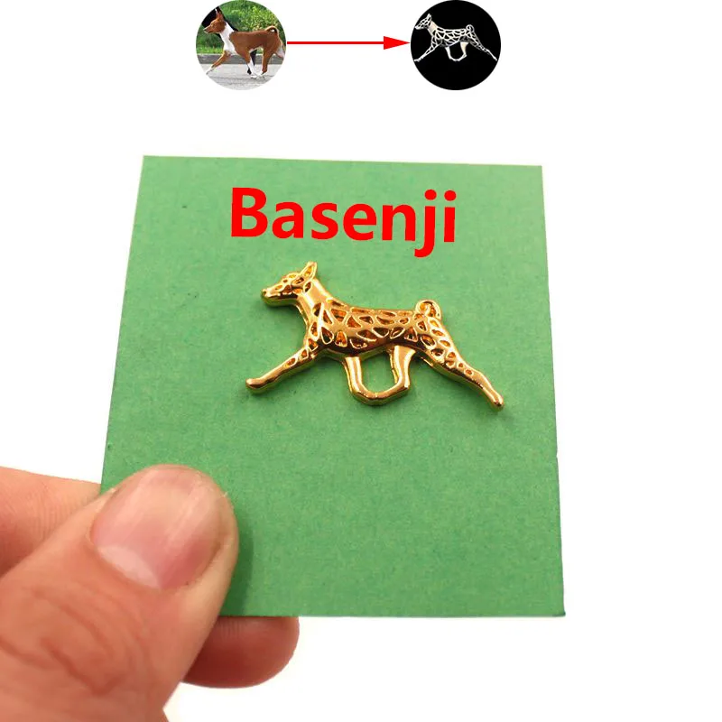 Mdogm Basenji Brooches And Pins  Suit Cute Jewelry Funny Metal Small Father Shirt Collar Badges Gift For Male Men B100