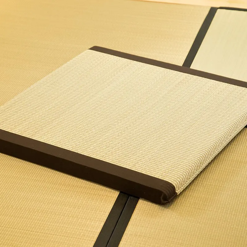 Imagem -04 - Assento Zen Almofada Zabuton Quadrado 5565cm Cercado Japonês de Palha Tatami Buda Meditação