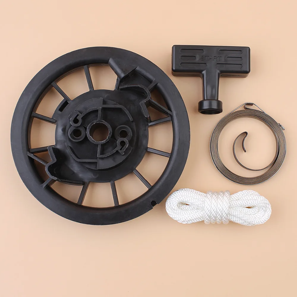 Starter Pulley Spring Handle Kit For HONDA GX160 GX200 GX120 GX 160 200 120 Chinese 168F 5.5/6.5hp Engine Motor Generator