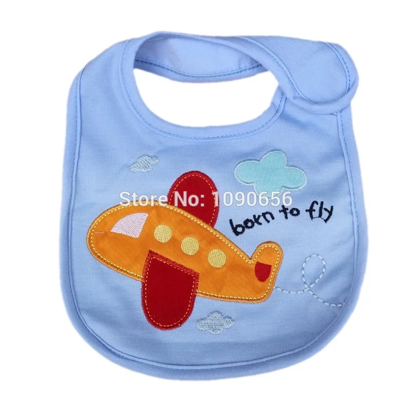 

3 Layers Waterproof Baby Boys Bibs Fly Plane ties Handsome NewBorn dribble bibs Feeding Bibs Saliva Towel babador bandanas