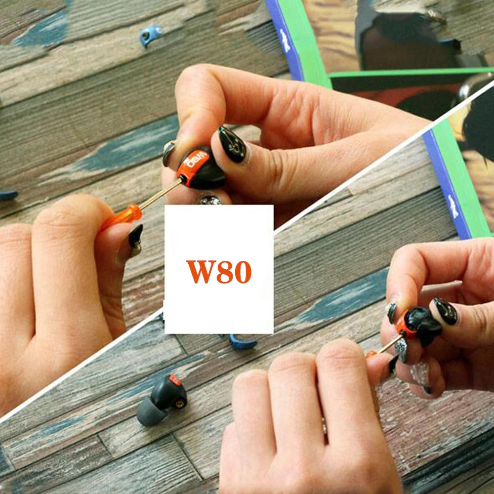 OKCSC ل Westone جديد W80 المعادن صرف فاسبلاتيس مكافحة انفجار سماعة غطاء ل W80 جديد W60 جديد W40 مع معدن المسمار أدوات