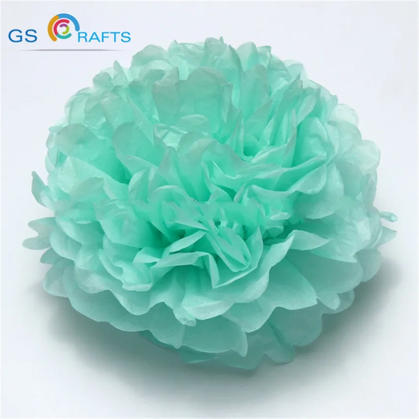 1PCS DIY6''(15CM)  Pompon Tissue Paper Pom Poms Kissing Balls For Home Decoration Festive Party Supplies Wedding Favors