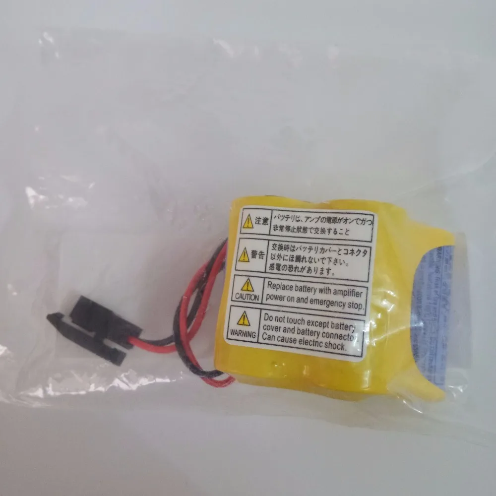 

20 packs New Date Original NEW BR-2/3AGCT4A 6V PLC BR-2/3AGCT4A lithium battery with Black plug A98L-0031-0025 A06B-6114-K504