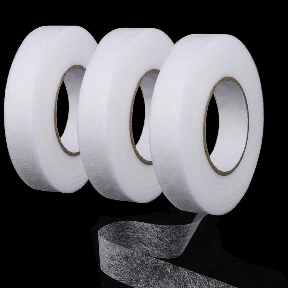 1Rolls 100m Double Side Fabric Fusing Tape Adhesive Hem Tape Iron-on Adhesive Tape Hemming Tape Sewing Garment Accessories