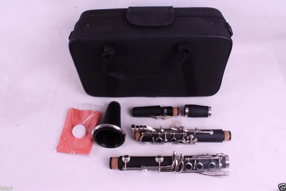 

CLARINET rosewood Bb Key 17Keys Nice Sound nickel Plated Rosewood clarinet