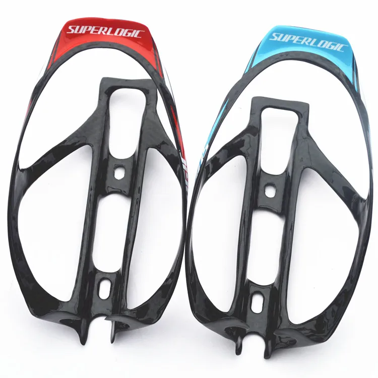 

new arrivel! 2PCS superlogic full carbon fiber bottle cage bicycle water bottle holder bicycle accessories 24g