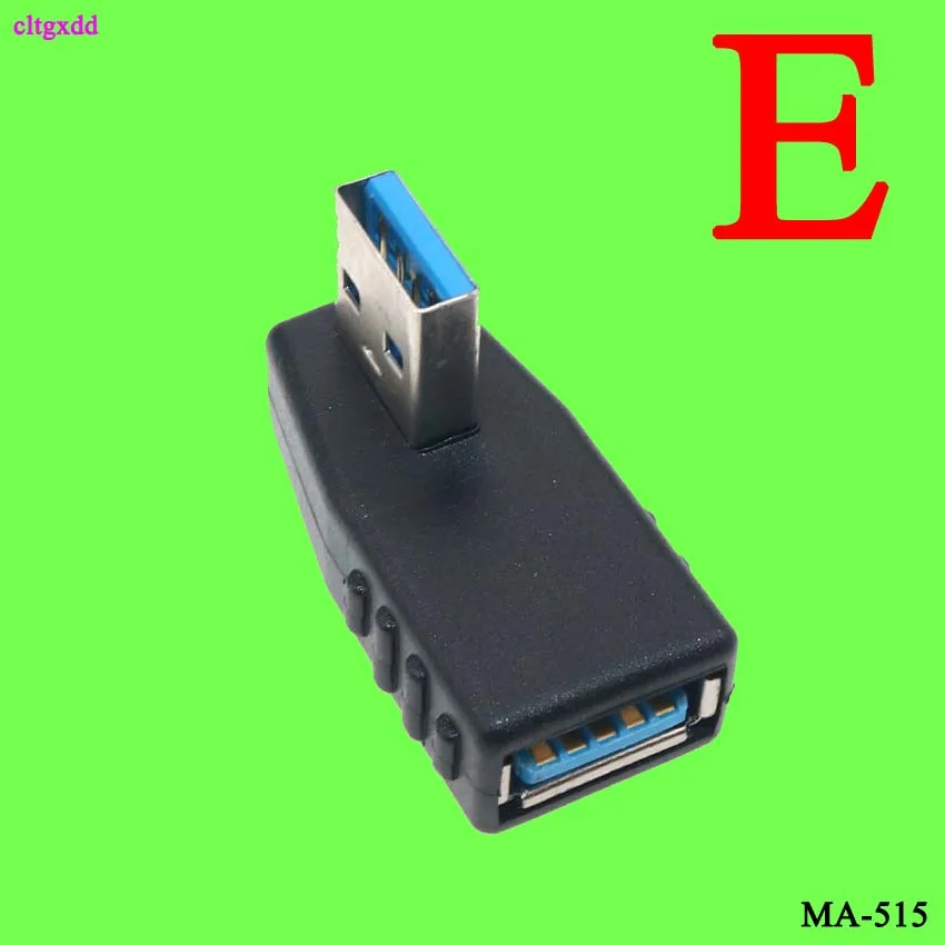 cltgxdd Right Angle USB3.0 AM to AF L Shape Adapter Converter USB 3.0 A Male to A Female 90/180 Degree Plug Down Connector image 4