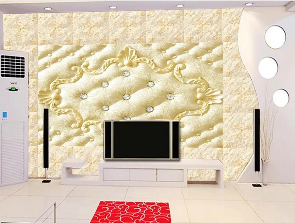 Non woven Cowhide relief custom 3d mural wallpaper tv backdrop Home Decoration Wallpaper mural photo wallpaper