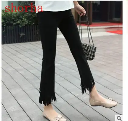 

New Black high Waist Pregnancy Pants Spring Autumn Maternity Pants for Pregnant Women Leggings Maternity Clothing for Women