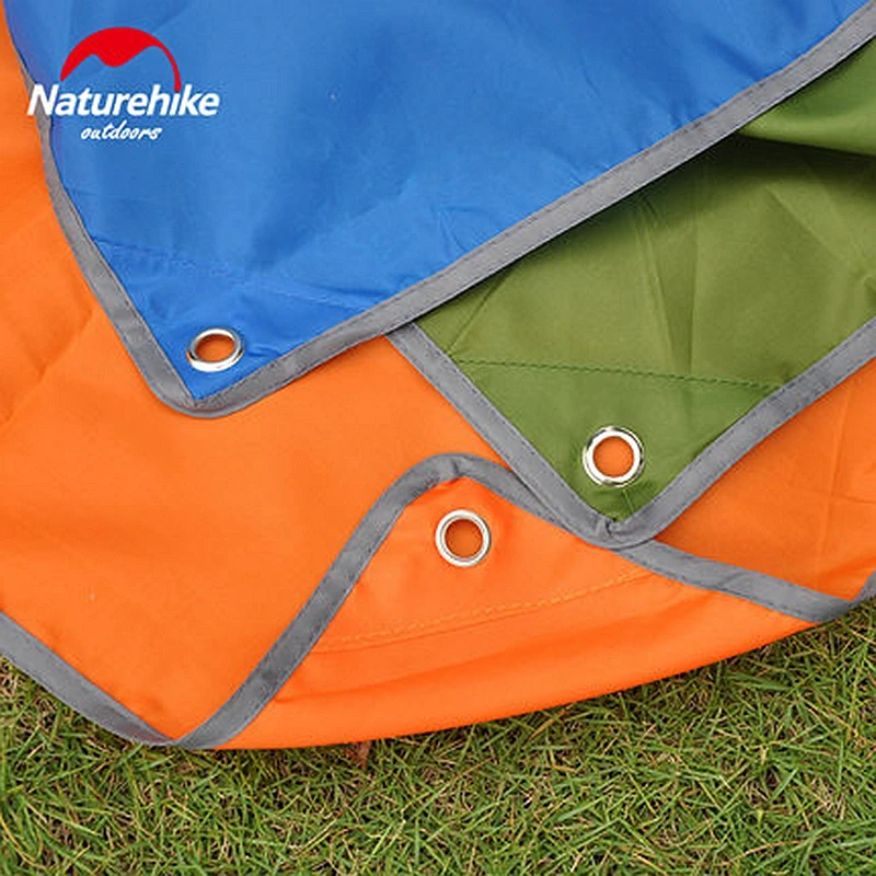 2.15*2.15M Naturehike Canopy Cloth Sun Shelter Beach Shelter Awning Floor Camping Mat Blanket Cushion Footprint Hiking 6 Holes