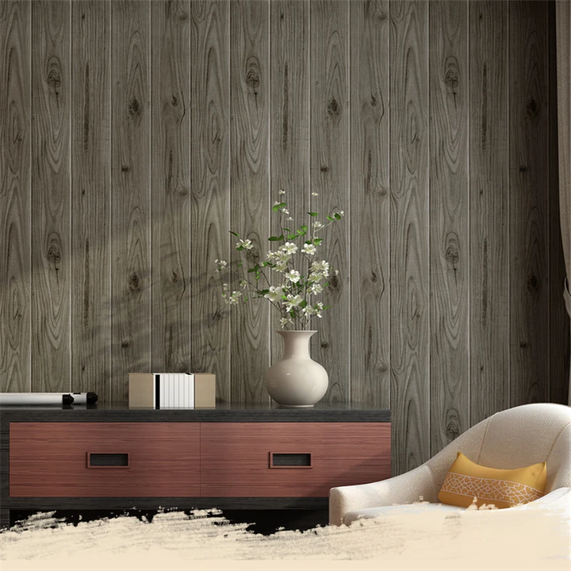 

Beibehang wood grain wallpaper wood color wooden board personality wallpaper children's room cafe restaurant 3d wallpaper