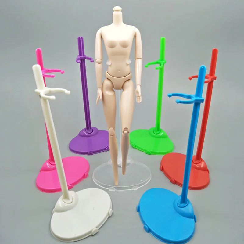 10pcs/lot Doll Stand Display Holder For Barbie Dolls Support 1/6 Doll Accessories