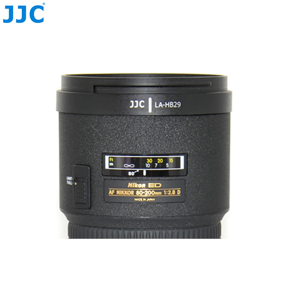 JJC Camera Lens Hood Adapter For NIKON AF Zoom-Nikkor 80-200mm f/2.8D ED Lens to use with NIKON HB-29 or JJC LH-29