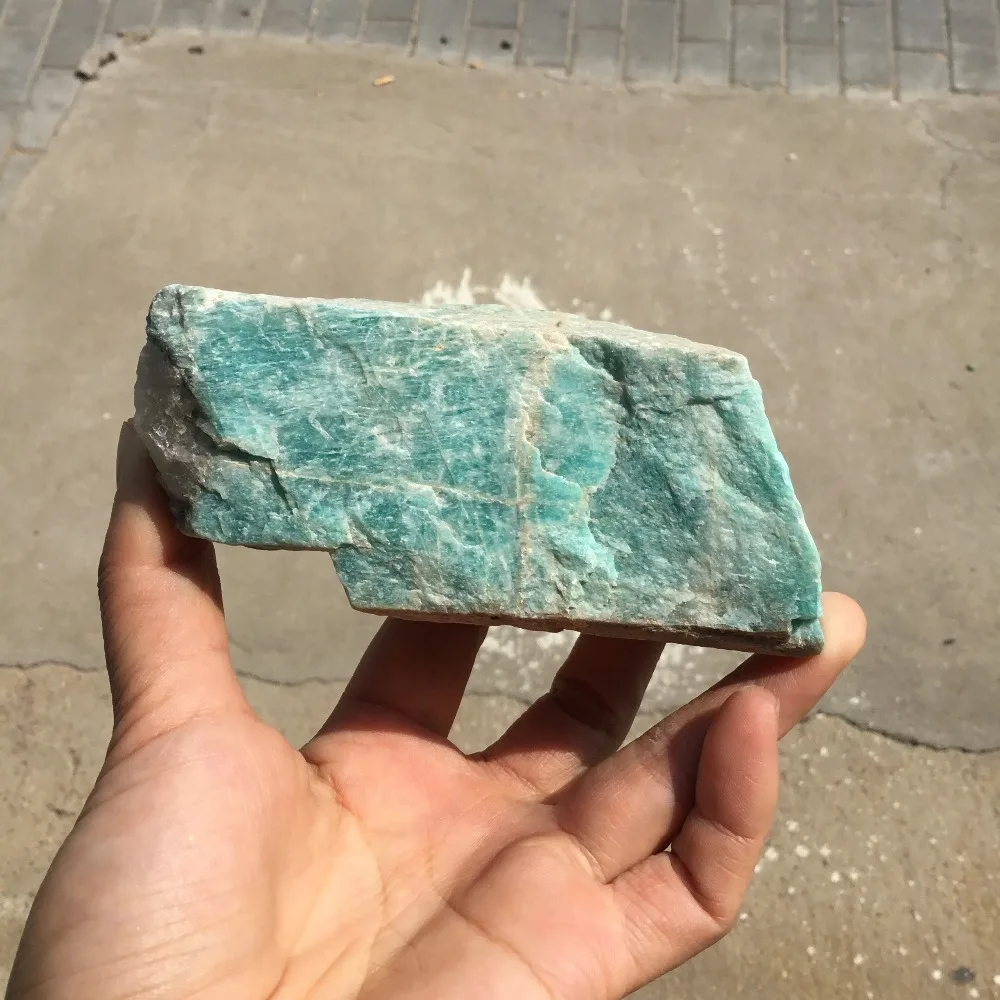 Natural Raw amazonite stone rough mineral stone specimen