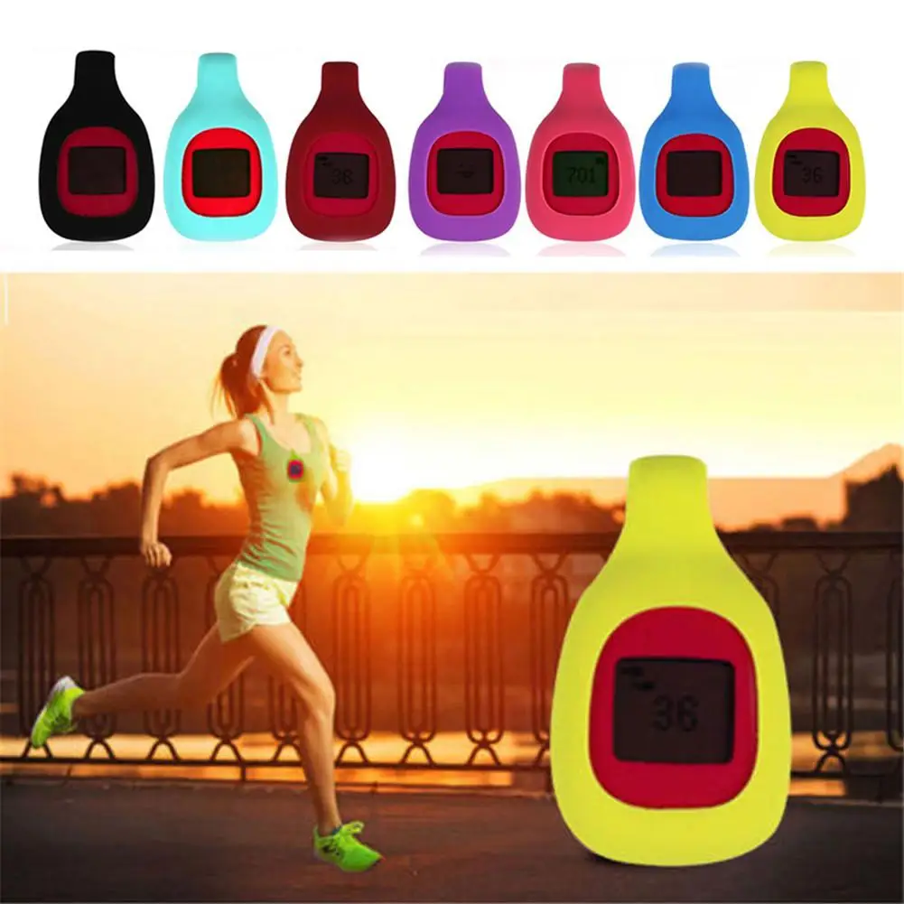 New Sport Colorful Replacement Silicon Rubber Clip Case Cover Holder Pouch for Fitbit Zip Activity Tracker Free Shipping